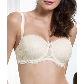 Soutien-gorge bandeau bretelles amovibles EPRISE DE LISE CHARMEL TALENT GUIPURE