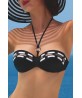 Haut de maillot de bain brassière LISE CHARMEL TRANSAT FASHION NOIR