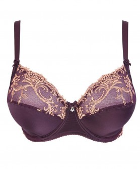 Soutien-gorge avec armatures bonnet profond LISE CHARMEL SPLENDEUR SOIE SPLENDEUR GRENAT