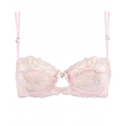 Soutien-gorge corbeille LISE CHARMEL FRISSON VEGETAL VEGETAL ROSE