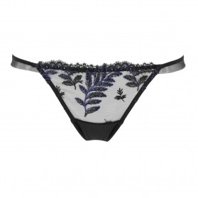 String sexy LISE CHARMEL CARESSE FOUGERE NOIR SAPHIR