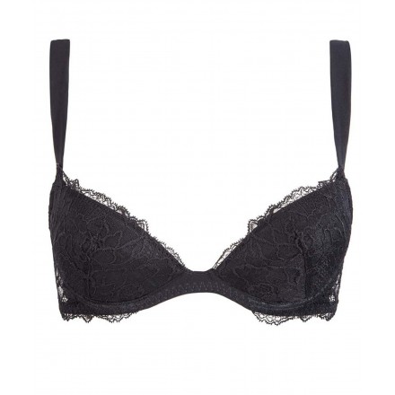 Soutien-gorge push-up LISE CHARMEL DENTELLE DESIGN NOIR