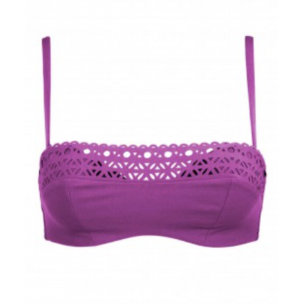 Haut de maillot de bain brassière LISE CHARMEL AJOURAGE COUTURE AJOUARAGE VIOLET