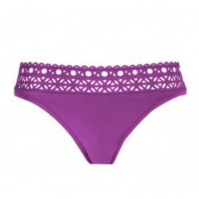 Slip de bain taille basse LISE CHARMEL AJOURAGE COUTURE VIOLET