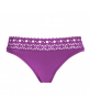 Slip de bain taille basse LISE CHARMEL AJOURAGE COUTURE VIOLET