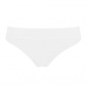 Slip de bain charme aver revers ANTIGEL DE LISE CHARMEL LA SPORTY SIRENE BLANC