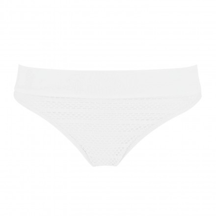 Slip de bain charme aver revers ANTIGEL DE LISE CHARMEL LA SPORTY SIRENE BLANC