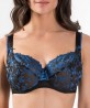 Soutien-gorge armature confort AUBADE FEMME CHARMEUSE BLEU VELVET