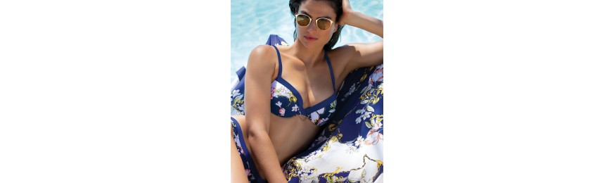 -60% COLLECTION LISE CHARMEL FOULARD RIVIERA RIVIERA SAPHIR