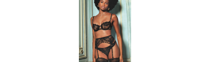 COLLECTION AUBADE NIGHT BIRD BLACK QUEEN