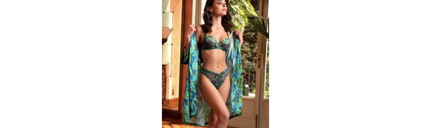 COLLECTION LISE CHARMEL GRACE AQUATIQUE FLORAL AQUA