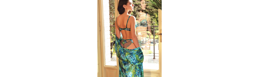 COLLECTION LISE CHARMEL GRACE AQUATIQUE FLORAL AQUA
