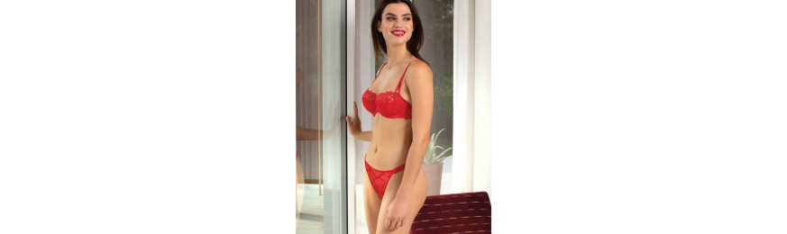 -50% COLLECTION LISE CHARMEL CHARME FUTUR ROUGE