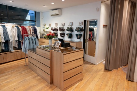 Intérieur boutique lingerie